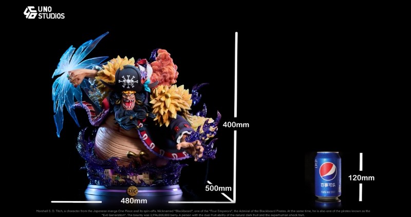 【Pre-order】One Piece Marshall D. Teach Blackbeard Resin Statue 1/4 Scale UNO Studio