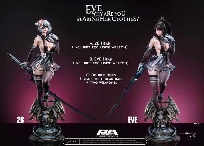 【Pre-order】Stellar Blade Eve cos YoRHa No.2 Type B Resin Statue 1/4 Scale PA Create Studio