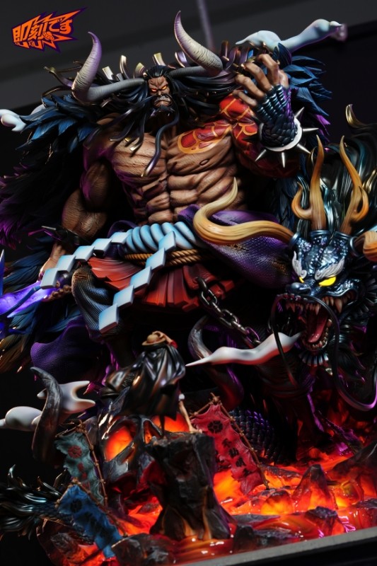 【Pre-order】One Piece Kaido with LED Resin Statue JiKe Studio