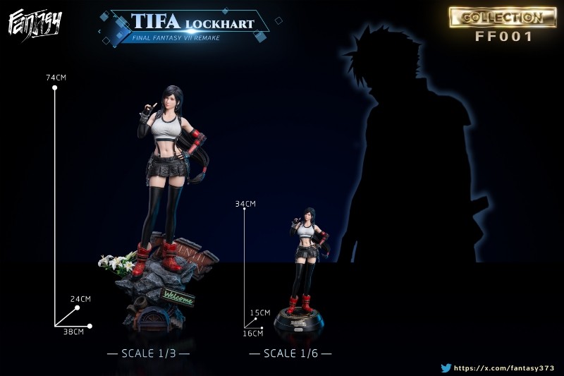 【Pre-order】 FF Tifa Lockhart Resin Statue 1/6 & 1/3 Scale FANTASY Studio