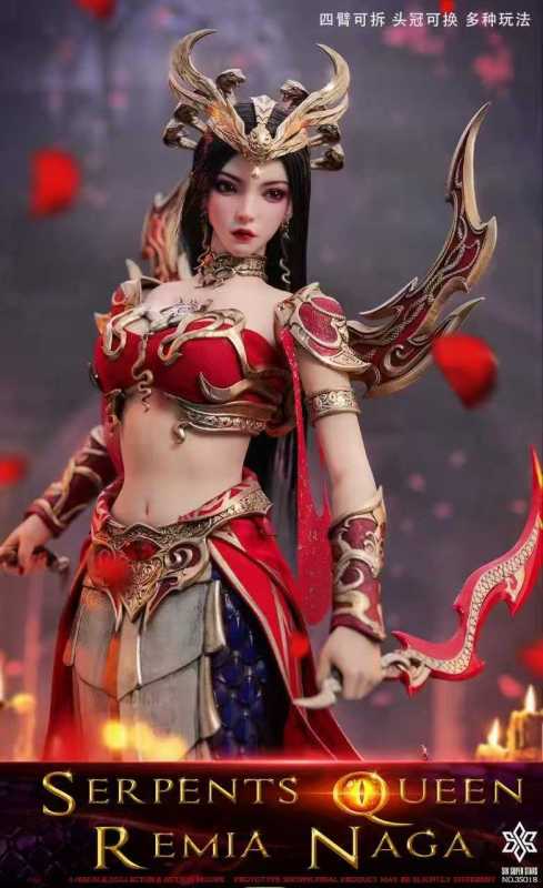 【Pre-order】Six supper stars stdudio 1/6 scale Serpents Queen Remia Naga movable doll Resin Statue