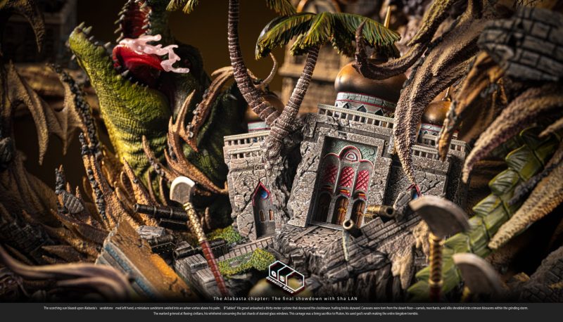 【Pre-order】Geometric Space Studio & Paint Core OP Crocodile Resin Statue