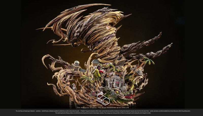 【Pre-order】Geometric Space Studio & Paint Core OP Crocodile Resin Statue