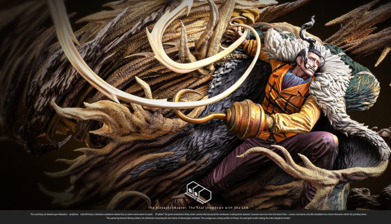 【Pre-order】Geometric Space Studio & Paint Core OP Crocodile Resin Statue