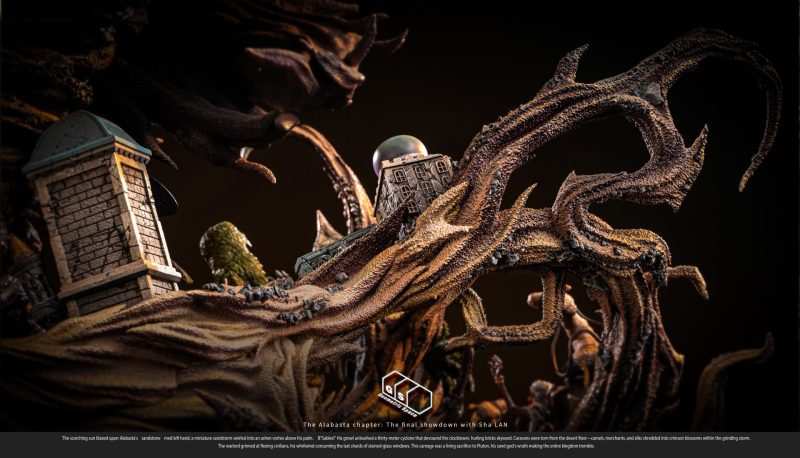 【Pre-order】Geometric Space Studio & Paint Core OP Crocodile Resin Statue