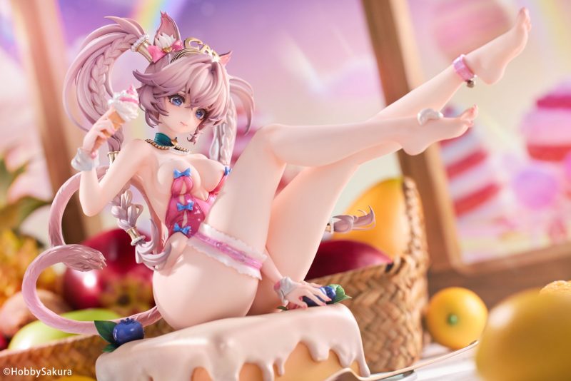 【Pre-order】Hobby Sakura Studio 1/6 Scale Cake Catgirl Pre-painted Figure Resin Statue