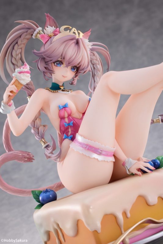 【Pre-order】Hobby Sakura Studio 1/6 Scale Cake Catgirl Pre-painted Figure Resin Statue