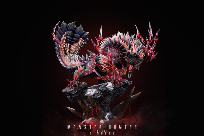 【Pre-order】Dragon Realm Studio Monster Hunter Zinogre & Stygian Zinogre Resin Statue