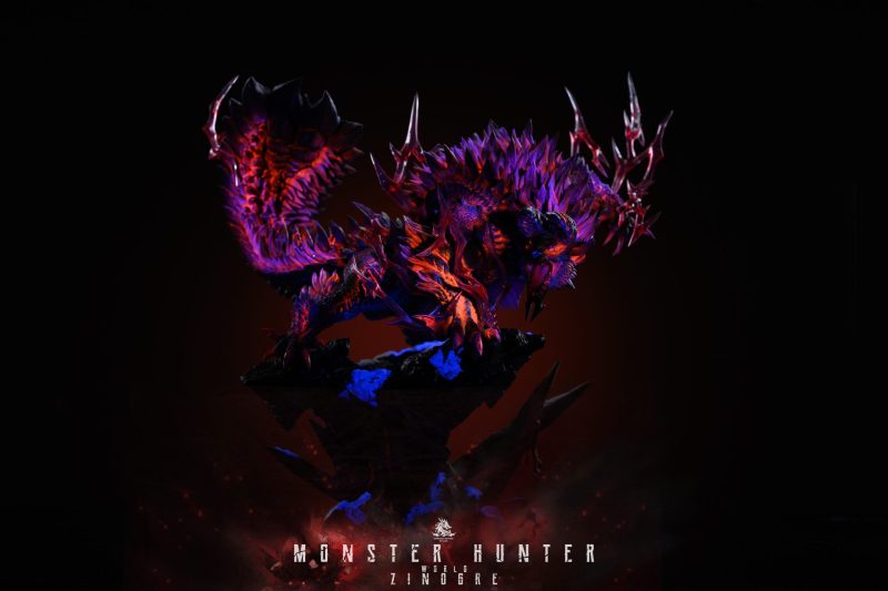【Pre-order】Dragon Realm Studio Monster Hunter Zinogre & Stygian Zinogre Resin Statue