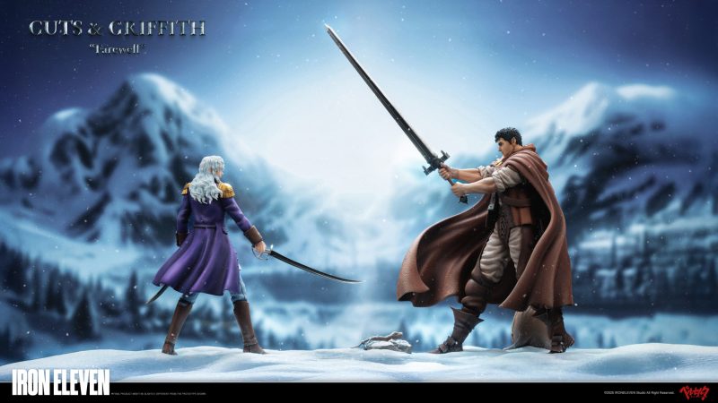【Pre-order】Iron Eleven Studio 1/6 Scale Berserk Guts & Griffith Resin Statue