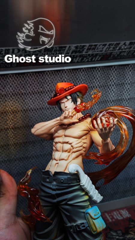 【Pre-order】Ghost Studio POP Scale OP Ace Resin Statue