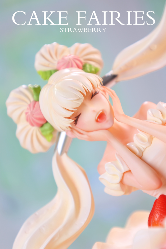 【Pre-order】WeArtDoing Studio Cake Fairies Strawberry & Matcha Resin Statue