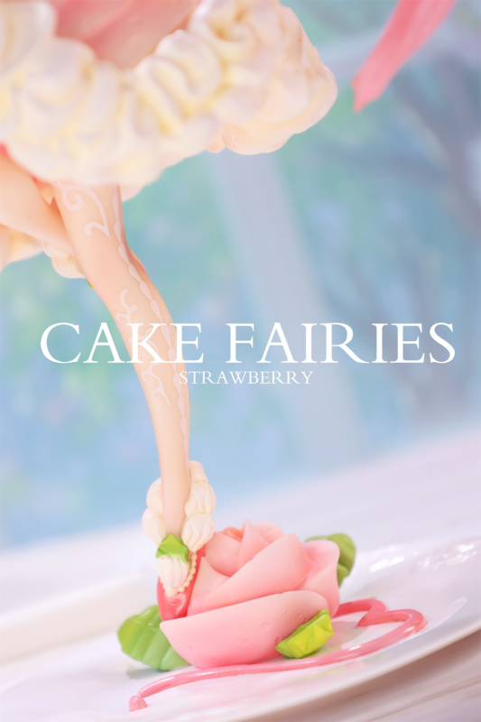 【Pre-order】WeArtDoing Studio Cake Fairies Strawberry & Matcha Resin Statue