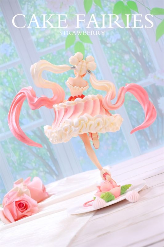 【Pre-order】WeArtDoing Studio Cake Fairies Strawberry & Matcha Resin Statue