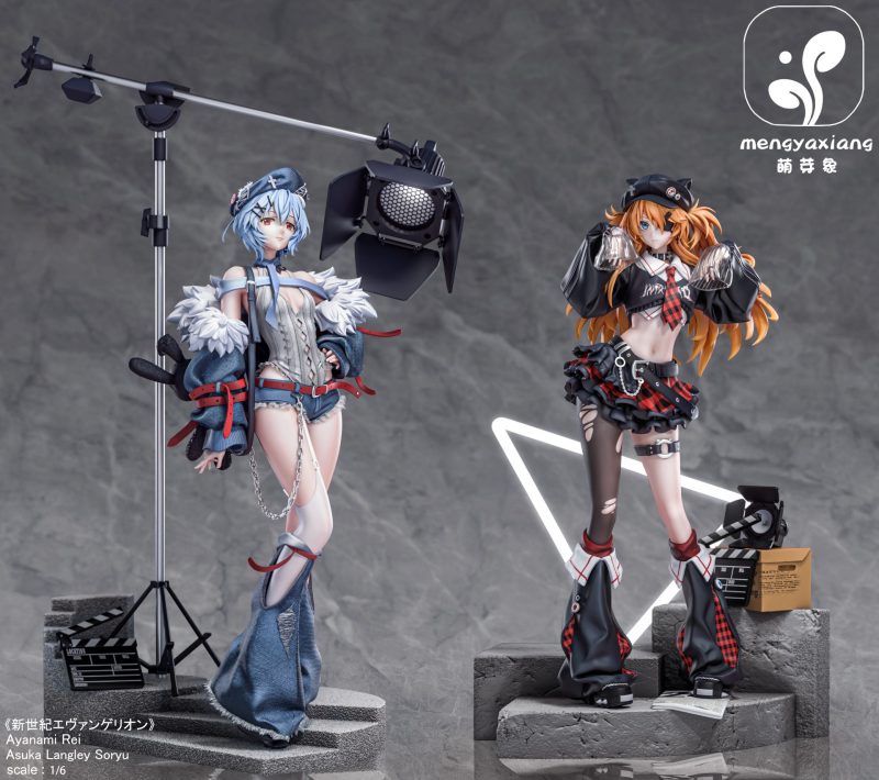 【Pre-order】MengYaXiang Studio 1/6 Scale Soryu Asuka Langley & Ayanami Rei Resin Statue