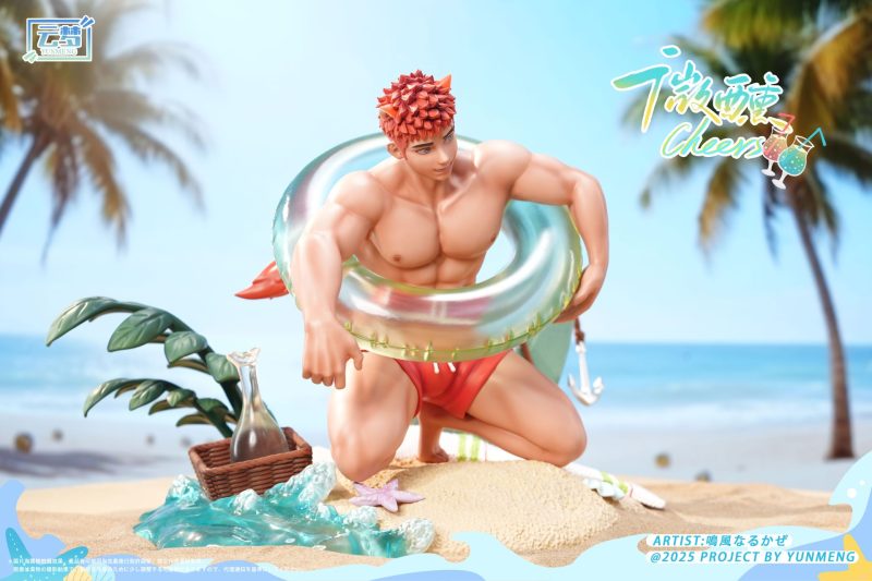 【Pre-order】YUNMENG Studio 1/6 Scale Wasabi to soak up the sun, sand, sea and cacti Original LICENSED Resin Statue