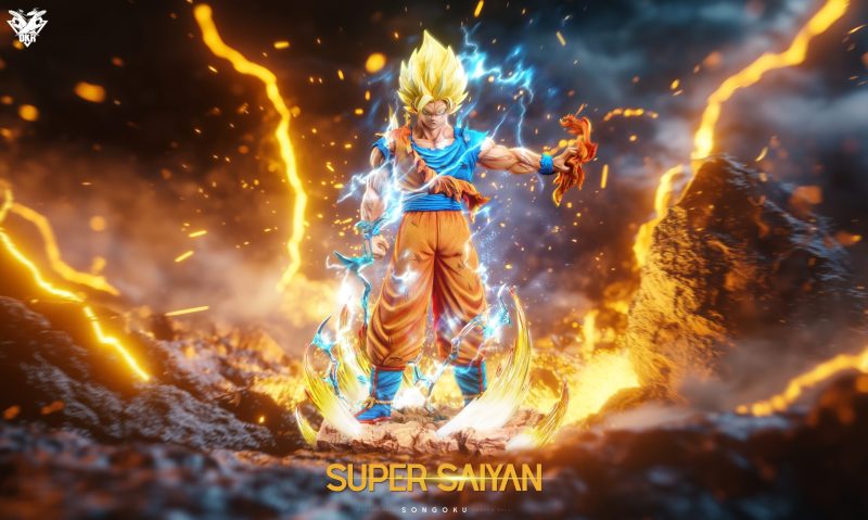 【Pre-order】OKR Studio DBZ Super Saiyan 2 Son Goku Resin Statue