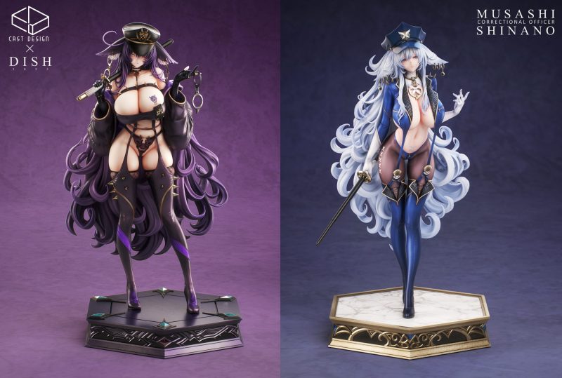 【Pre-order】Cast Design Studio 1/6 & 1/4 Scale No.5 Twin Police Sisters Shinano Resin Statue