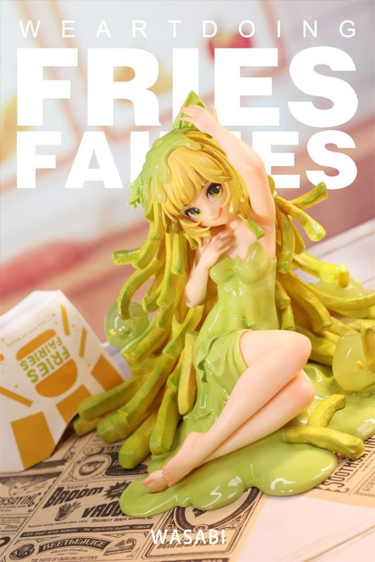 【Pre-order】WeArtDoing Studio Sleeping Beauty Fries Girl Statue Resin