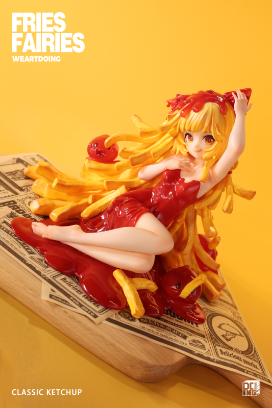 【Pre-order】WeArtDoing Studio Sleeping Beauty Fries Girl Statue Resin