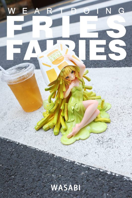 【Pre-order】WeArtDoing Studio Sleeping Beauty Fries Girl Statue Resin