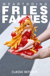 【Pre-order】WeArtDoing Studio Sleeping Beauty Fries Girl Statue Resin