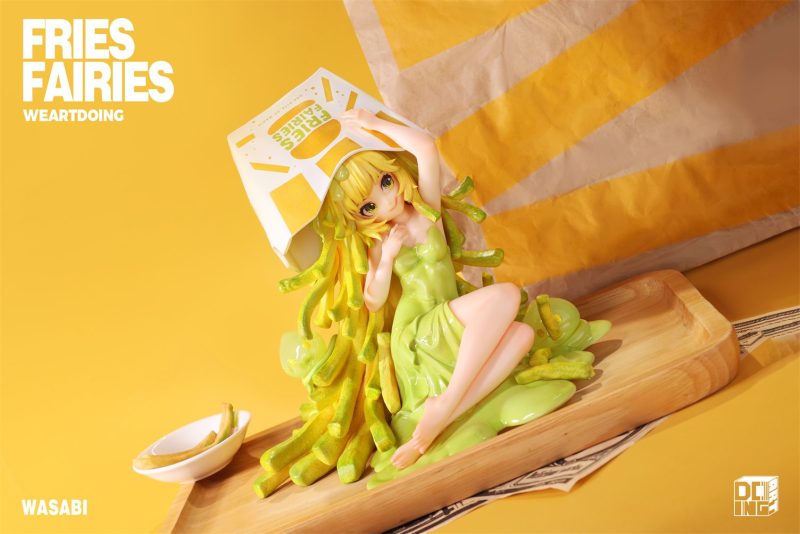 【Pre-order】WeArtDoing Studio Sleeping Beauty Fries Girl Statue Resin