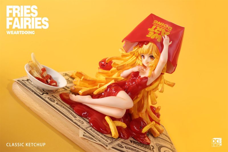 【Pre-order】WeArtDoing Studio Sleeping Beauty Fries Girl Statue Resin