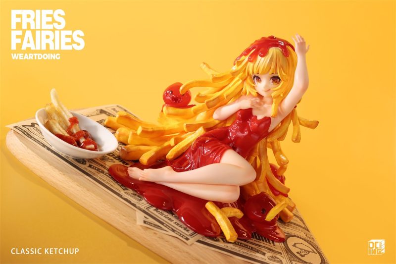 【Pre-order】WeArtDoing Studio Sleeping Beauty Fries Girl Statue Resin