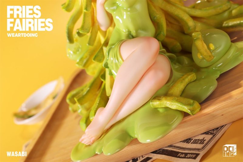 【Pre-order】WeArtDoing Studio Sleeping Beauty Fries Girl Statue Resin
