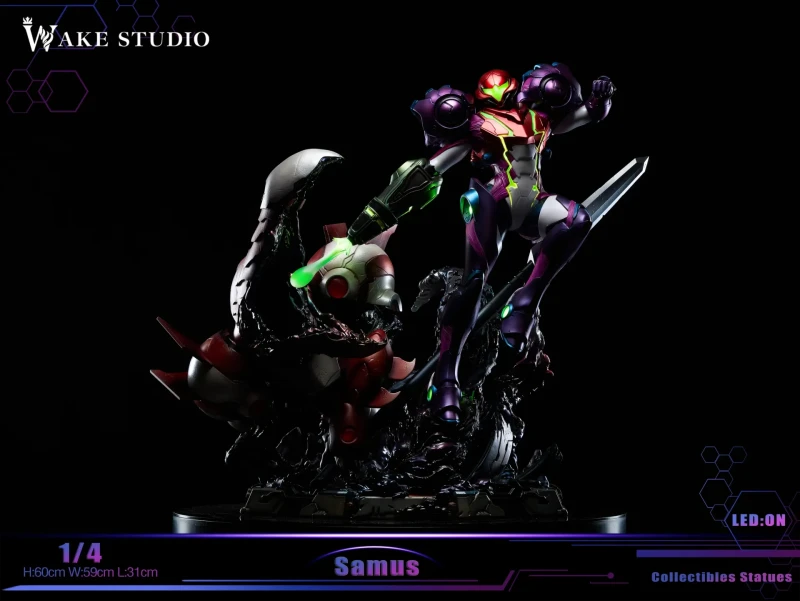 【Pre-order】Wake Studio 1/4 Scale Metroid Samus Aran Resin Statue