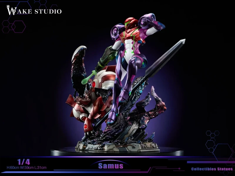 【Pre-order】Wake Studio 1/4 Scale Metroid Samus Aran Resin Statue