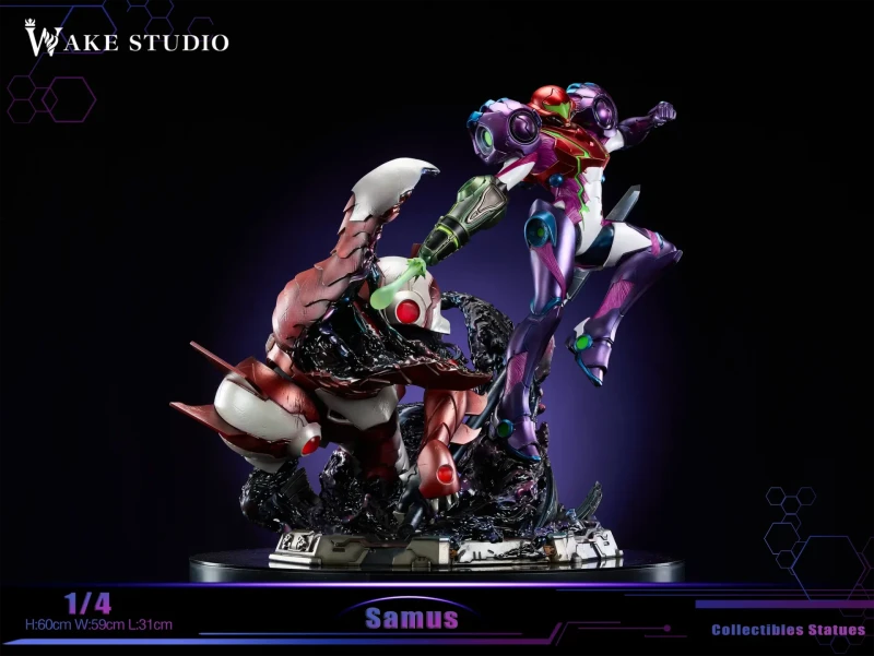 【Pre-order】Wake Studio 1/4 Scale Metroid Samus Aran Resin Statue