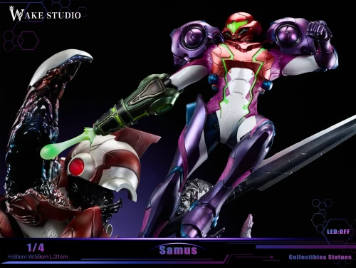 【Pre-order】Wake Studio 1/4 Scale Metroid Samus Aran Resin Statue