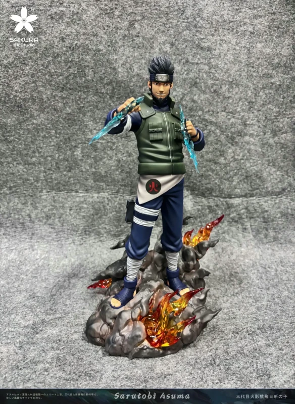 【Pre-order】SAKURA Studio Teacher Series Yūhi and Sarutobi Asuma Resin Statue