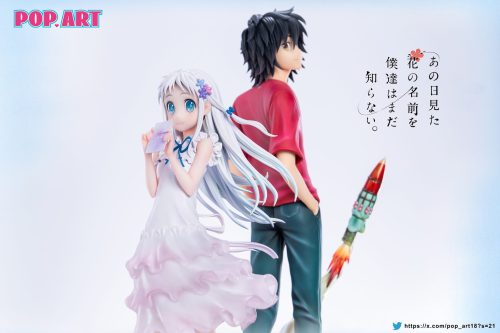 【Pre-order】POP Art Studio 1/6 Scale Menma & Jintan Resin Statue