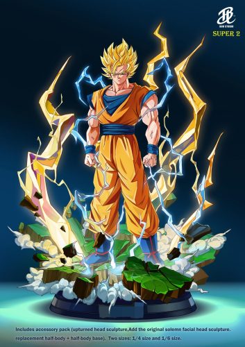 【Pre-order】BUU Studio 1/4 & 1/6 Scale SSJ2 Goko Resin Statue