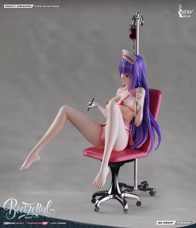 【Pre-order】Xiu Gong Chang Studio 1/6 Scale Raiden Nurse Resin Statue