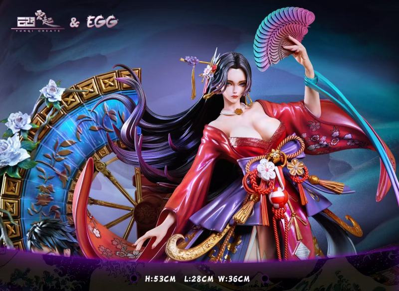 【Pre-order】YUNQI & EGG Studio 1/6 Scale OP Luffy & BOA GK Resin Statue