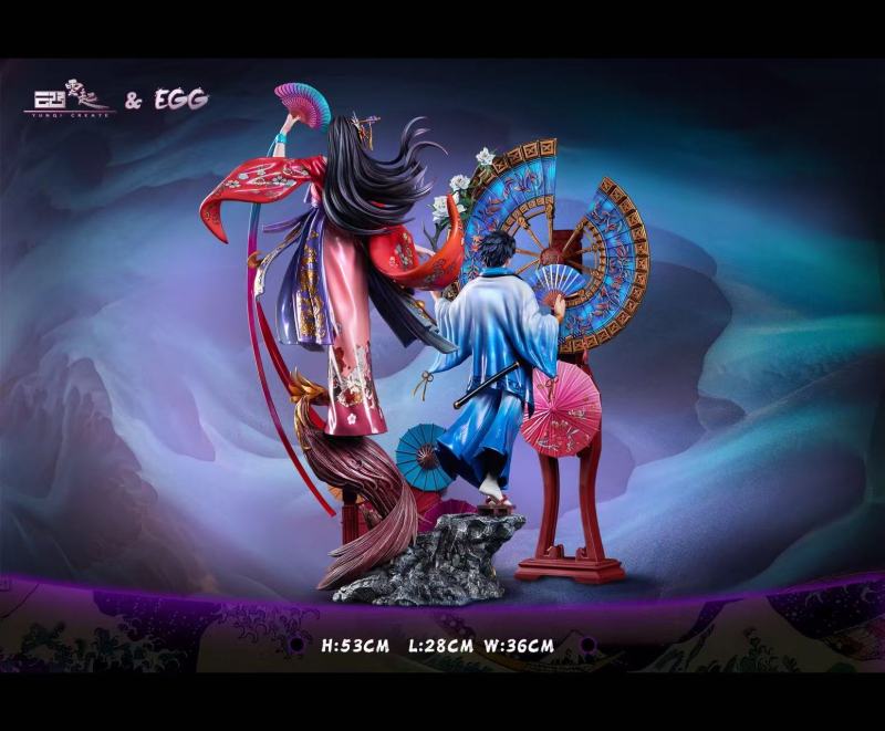 【Pre-order】YUNQI & EGG Studio 1/6 Scale OP Luffy & BOA GK Resin Statue