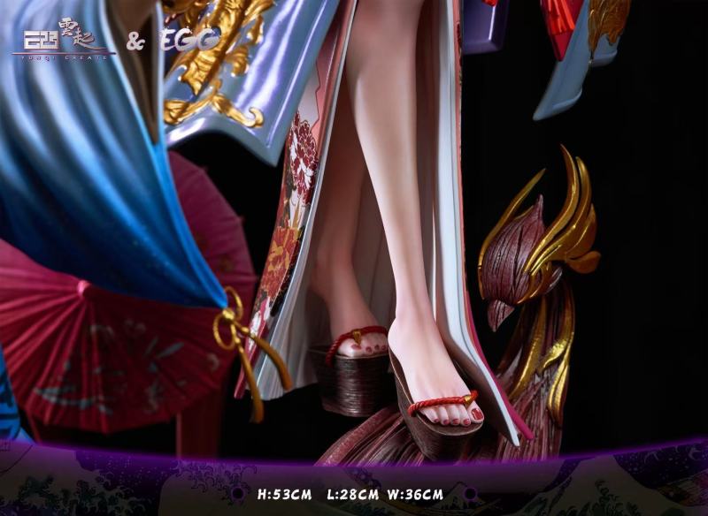 【Pre-order】YUNQI & EGG Studio 1/6 Scale OP Luffy & BOA GK Resin Statue