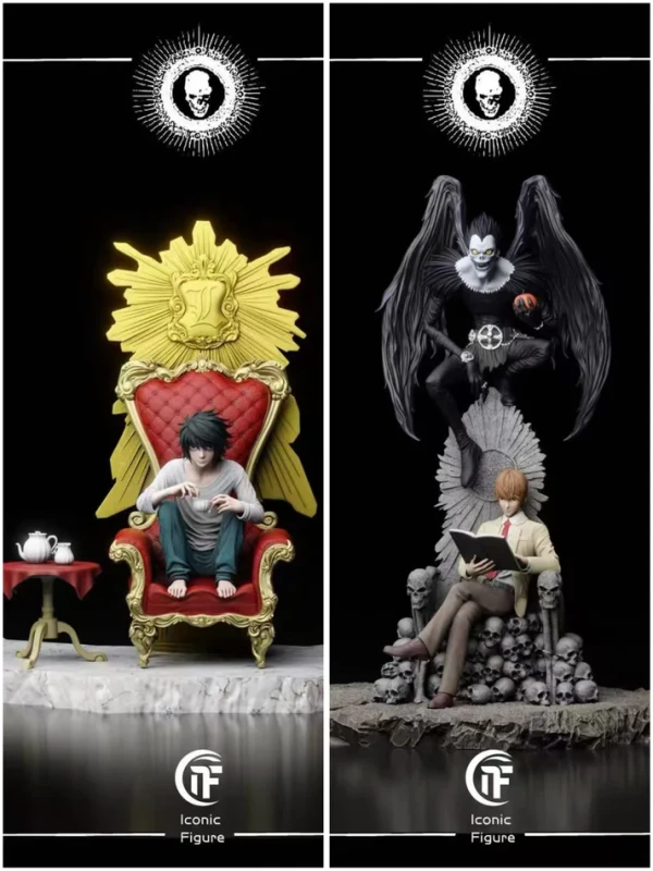 【Pre-order】Iconic Figure Studio 1/6 Scale Light Yagami & L Lawliet Resin Statue