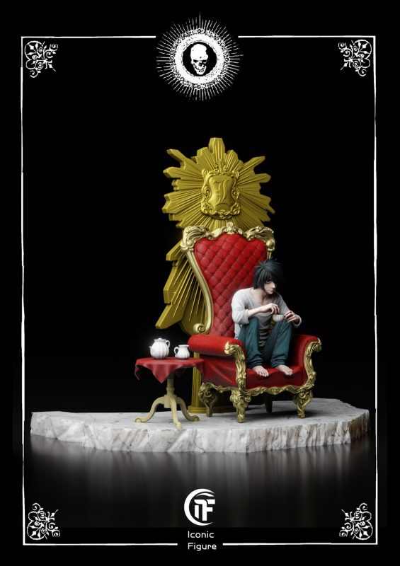 【Pre-order】Iconic Figure Studio 1/6 Scale Light Yagami & L Lawliet Resin Statue