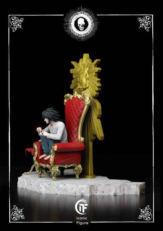 【Pre-order】Iconic Figure Studio 1/6 Scale Light Yagami & L Lawliet Resin Statue
