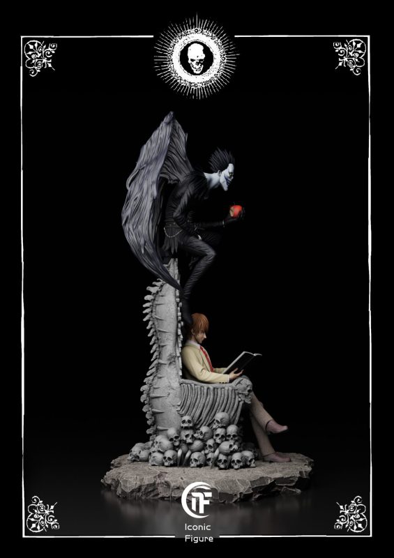 【Pre-order】Iconic Figure Studio 1/6 Scale Light Yagami & L Lawliet Resin Statue