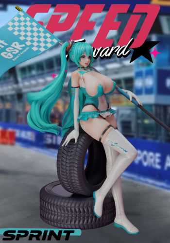【Pre-order】SC Studio Racing Girl Miku GK Resin Statue