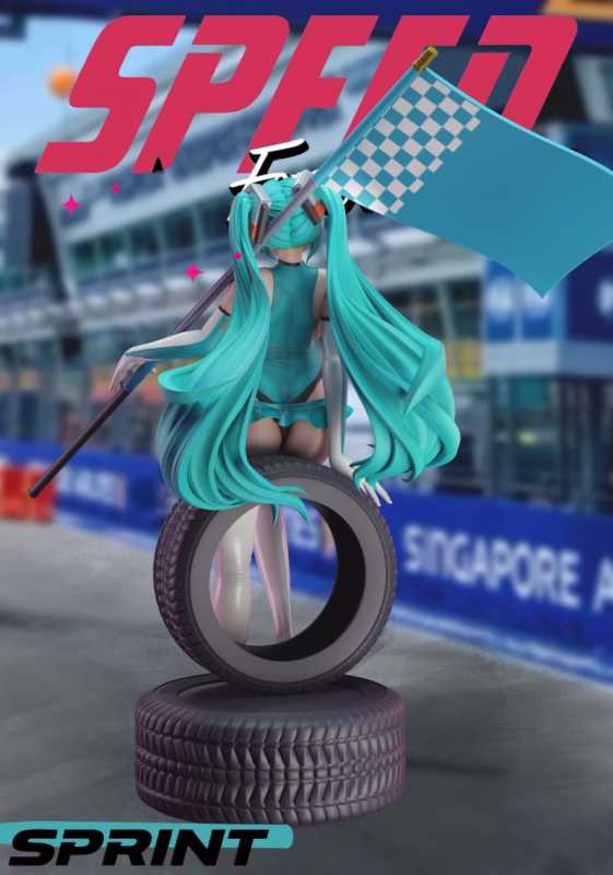 【Pre-order】SC Studio Racing Girl Miku GK Resin Statue