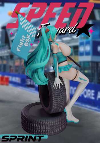 【Pre-order】SC Studio Racing Girl Miku GK Resin Statue