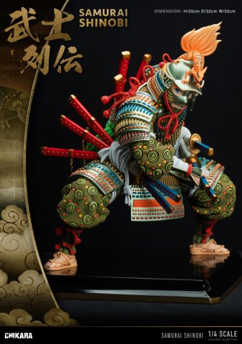 【Pre-order】Chikara Studio 1/4 Scale Nine tail Samurai Resin Statue