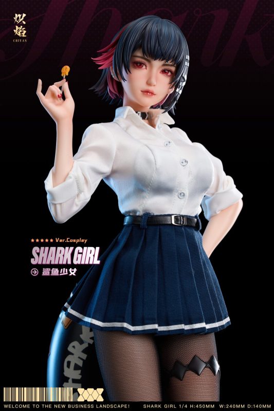 【Pre-order】ChiYan Studio 1/4 Scale Shark Girl Ellen Joe Resin Statue